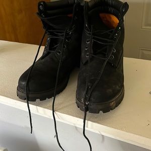 Men black timerbland boot